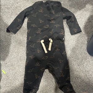 Baby Gap black neon Dino matching set baby boy